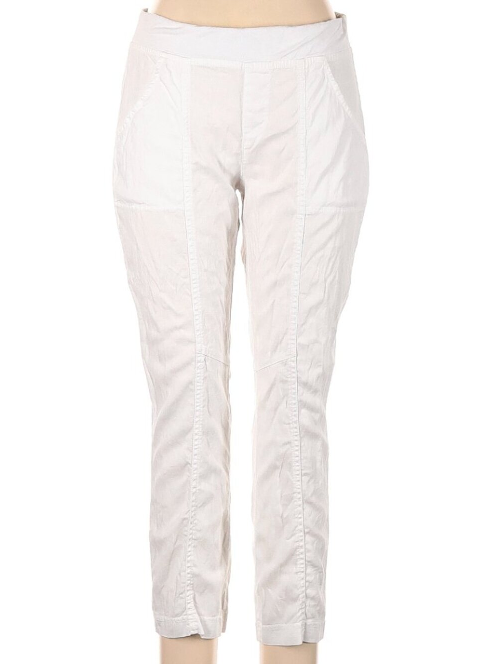 XCVI  Wearables Casual white cotton blend pants Size L